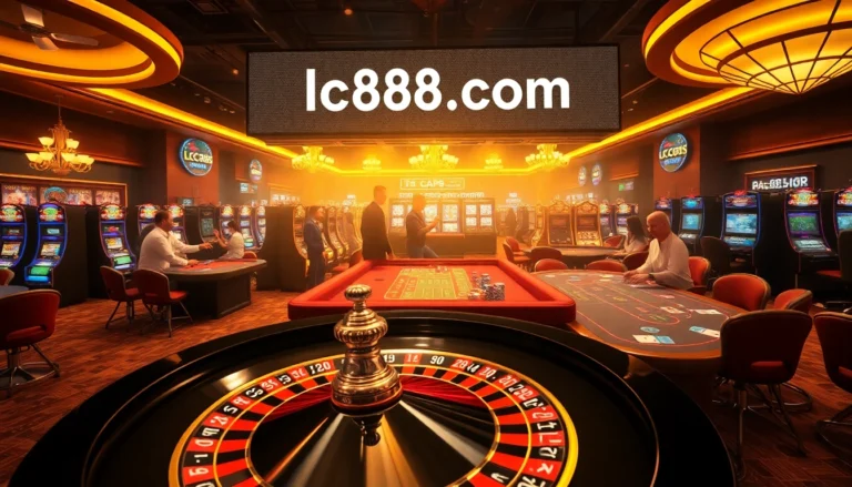 Experience the thrilling moments at lc88 com, featuring roulette, poker, and vibrant slot machines in an action-packed setting.
